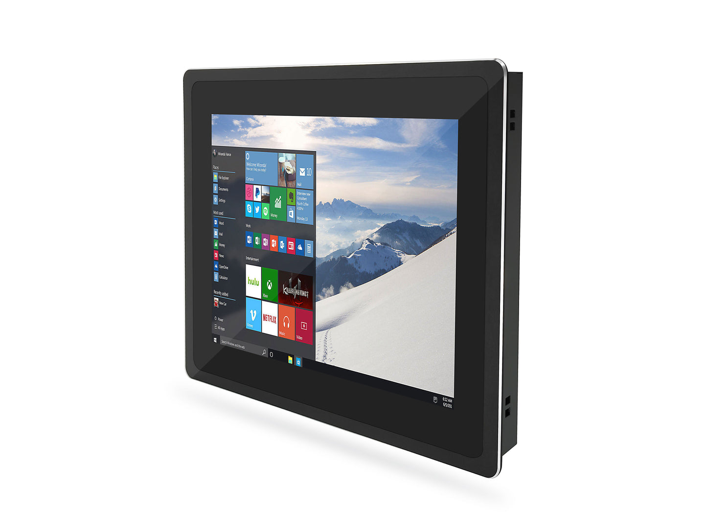 10.4-inch embedded resistive touch Industrial control computer all-in-one