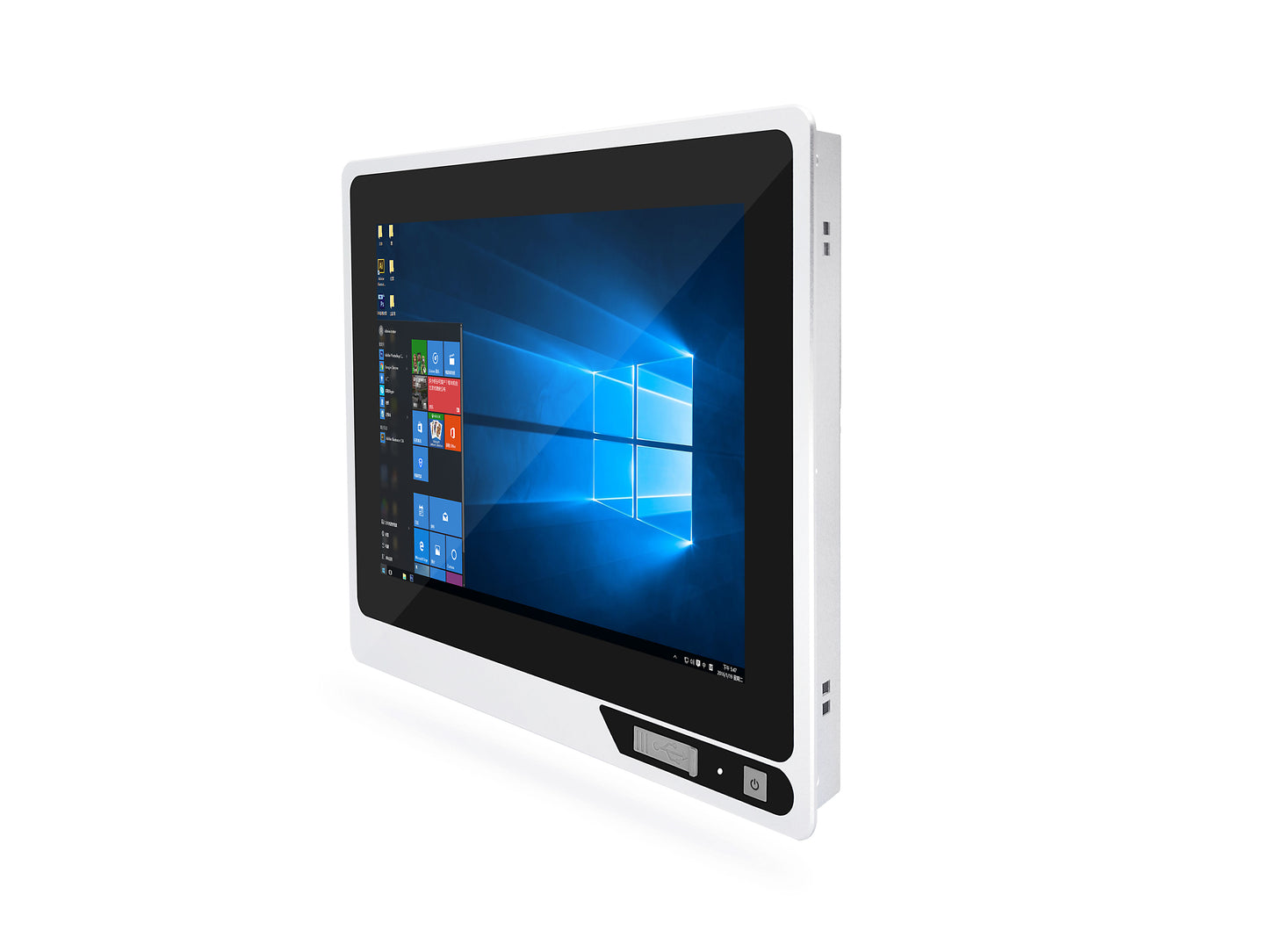 12.1-inch embedded industrial Capacitive touch computer all-in-one computer front USB expansion port