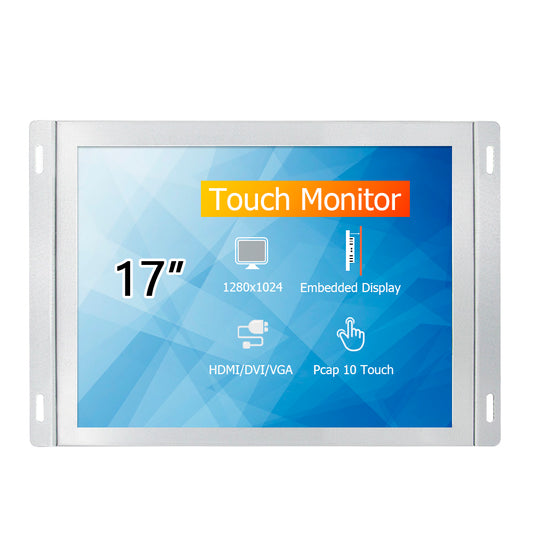 17 inch industrial computer capacitive touch display/ monitor