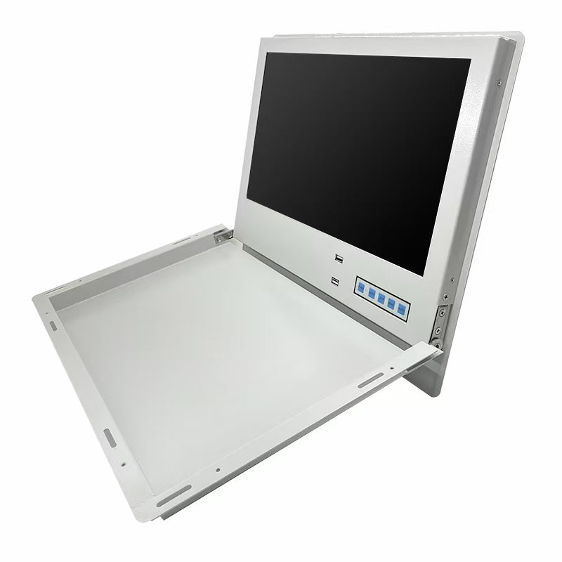 17.3 inches industrial clamshell type Computer monitor/monitor front USB extension interface