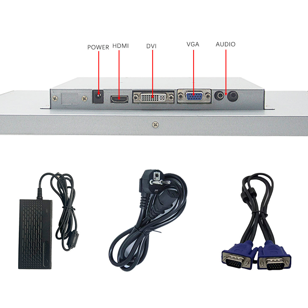 13.3 inch industrial without touch computer display/monitor