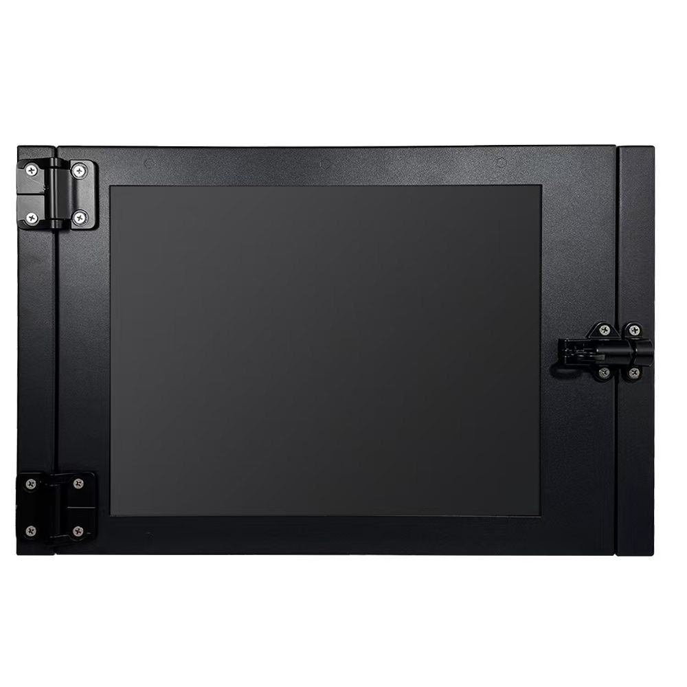 15-inch industrial resistive touch Computer display/monitor front 8mm explosion-proof glass door